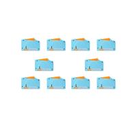 10X Aua-550 Limpiador de Conectores de Fibra ÓPtica Limpiador de Conectores de Fibra Limpiador de Casetes Caja de Limpieza de Fibra ÓPtica