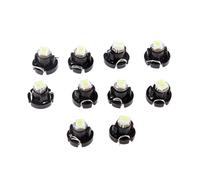 10x Blanco Neo Wedge T3 1SMD 5050 Bulbos Lámparas de Control Climático Luz del Coche