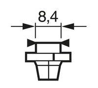 10x Bombilla 1 987 302 255 BOSCH