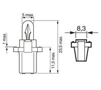 10x Bombilla 1 987 302 515 BOSCH