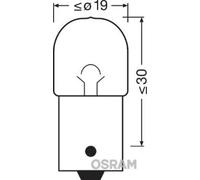 10x Bombilla de la luz de freno BA15s R10W 5008ULT OSRAM para MITSUBISHI TOYOTA