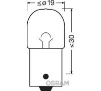 10x Bombilla del intermitente BA15s 5627 OSRAM para MERCEDES-BENZ IVECO MAN DAF
