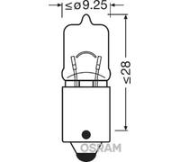 Osram Bombilla Auxiliar Original Line H6W Bax9S 12V 6W