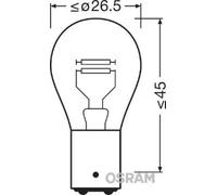 Bombilla OSRAM P21/5W Standard 12V, 5/21W