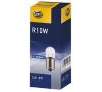 HELLA 8GA 002 071-131 Lámpara - R10W - Standard - 12V - 10W - Tipo de portalámpara: BA15s - caja - Cant.: 10
