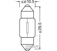 Bombilla OSRAM C10W Standard 12V, 10W