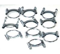 10x Bosal Abrazadera Estribo Abrazadera para Tubo de Escape Tubo M8 Ø 65mm
