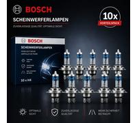 10x BOSCH H4 Ultra White Bombilla Halógena 4200K 12V 60/55W +40%