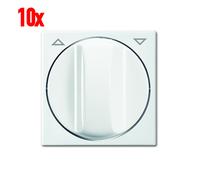 10x Busch-Jaeger 2542DR-914 Tapa Balance SI Alpinweiß Para Estor Celosía