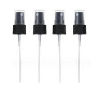 10x cabezal rociador boquilla atomizador tapa de rosca for botella 18mm rollo en Perfume Para Botellas(Black)