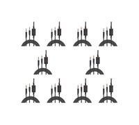 10X Cable de Repuesto para Auriculares, Cable de Silencio en LíNea de 2,0 M para Auriculares Astro A10 / A40 para Juegos, Auriculares con Controlador