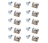 10x Clips de Tornillo de la Cubierta del Motor, Keenso Debajo de los Clips del Tornillo del Motor Undertray Clips Kit