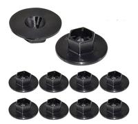 10X Clips para guardabarros interiores de los pasos de rueda para Hyundai Elantra, Tucson, Santa Fe, Solaris, Kia Sedona, Soul, Optima y Cadenza 8414526000 Accesorios para automóviles