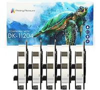 10x Compatible DK-11204 17mm x 54mm Etiquetas de dirección (400 Etiquetas por Rollo) para Brother P-Touch QL-500 550 570 700 710W 720NW 800 810W 820NWB 1050 1060N 1100 1110NWB, alta capacidad adhesiva