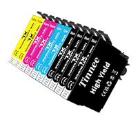 10X Compatible Epson 502XL Epson 502 Multipack Compatible para Epson Expression Home XP-5100 XP5100 XP-5105 XP-5150 XP-5155 Workforce WF-2860 WF-2865 WF-2880 WF-2885, 4Negro 2Cian 2Magenta 2Amarillo