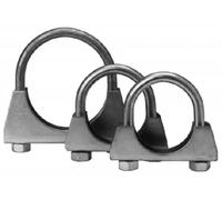 10x Conector del tubo de escape Abrazadera semirredonda 250-858 BOSAL
