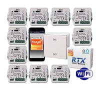 10x Controlador de persianas enrollables TUYA WiFi RFR1K Control remoto GRATIS