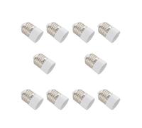 10X Convertidor Adaptador de Bombilla Lampara LED E27 A E14