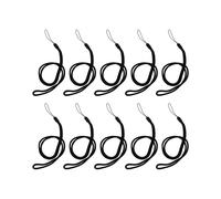 10X Cuerda de Trenza de Nylon Correa para El Cuello para Telefono Con Camara Portatil Negro