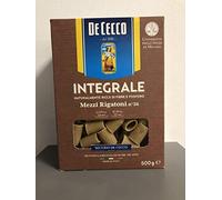 10x De Cecco Mezzi Rigatoni Whole Wheat (Integrale) Italian Pasta 500g Health Food!