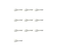 10X Detector de Alarma de Fuga de Agua con Sensor Cableado, Cable de 1 Metro, Sonda de Sensor de Nivel de Agua, Postes Metálicos Dobles