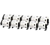 10x DK-11209 29 x 62 mm Rollos de Etiquetas de dirección (800 Etiquetas por Rollo) compatibles para Brother P-Touch QL-1110NWB QL-1100 QL-1060N QL-500 QL-570 QL-700 QL-710W QL-800 QL-810W QL-820NWB