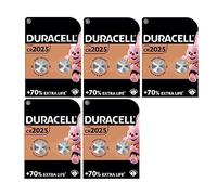 10X Duracell CR 2025 (5 Blister De 2 Baterías) 10 pilas (CR 2025)