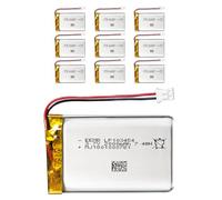 10X EEMB 3.7V 2000mAh 103454 Lipo Batería Recargable de polímero Ion Batería con Conector JST-Asegúrese de Que la polaridad del Dispositivo coincida con la batería Antes de la Compra!