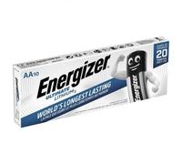 10x Energizer Ultimate Lithium AA L91 1.5V Baterías Larga Duración