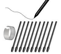 10X Felt Puntas de Repuesto para Wacom Pro Pen 3, 2025 Tablet Intuos Pro M/S/L & Cintiq 16/2424 Touch & DTH135/172 & MovinkPad 11"/13,3", Felt