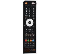 10x Heitech Universal Mando a Distancia Negro Repuesto 4in1 TV Smart TV DVD