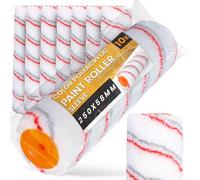 10x Instalguru Rodillo Pintura 25 cm 8x58 mm Poliacril Recambio Profesional Ideal Para Pintar Paredes Techos Hogar Proyecto Renovación Aplicación Limpia Precisa