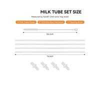 10x Juego de Mangueras para Tubo de Leche Jura HP3, Conectores para Cafeteras Jura, Compatible con Jura GIGA 6 10 W10.