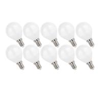 10X LED Filamento Bombilla Gotas 4W = 40W E14 Mate 400lm Blanco Cálido 2700K