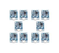 10X Micro-UsB 1A Li-Ion 18650 Cargador de Batería de Litio Carga del MóDulo para TP4056 Placa