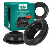 10x Millto™ Anillo de goma de sello para contador de agua y fuente 32mm Sellado Anillo de goma Disco de goma Flexible Sello de contador de agua Junta plana Anillo de sellado Caja del contador de agua