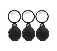 10x Mini Magnifying Glass Folding Pocket Magnifier Bigeye Glass Loupe with Black Rotating Protective Holster for Reading Newspaper, Book, Magazine, Sc
