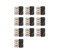 10X Módulo de Carga Inalámbrica de 10-24 V y 20 W Tipo C para Módulo de Carga Rápida de Alta Potencia de 3 Bobinas para Automóvil