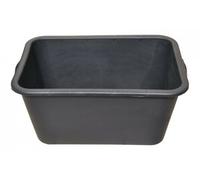 10x Mortero 65 Litros Negro Tinas de Mezcladora Hormigón Cubo Nuevo