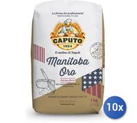 10x Multipack Harina Caputo 00 Manitoba Oro Kg 1