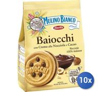 10x Multipack Mulino Bianco Galletas Baiocchi Gr 260 Nuez