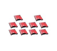 10X Nueva Funda de Tarjeta una CF Compatible con WIFI Inalámbrico Adaptador de Tarjeta Tipo I Cámara SLR Rojo