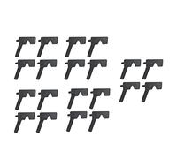 10X Ocular Oclusor Oftálmico Profesional Lorgnette 17 Estenopeico de Plástico Negro para de Visión