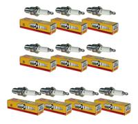 10X Original NGK Bujía 2412 Tipo BP7ES Bujía
