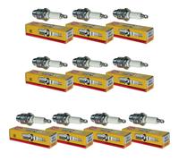 10X Original NGK Bujía 4511 Tipo BP6HS Bujía