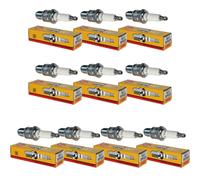 10X Original NGK Bujía 6511 Tipo BP5ES Bujía