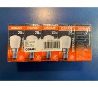 10X OSRAM Bombilla 25W Especial T26 Mate 230V E14 Lámpara Fr Regulable 190lm