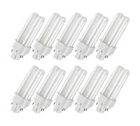10x Osram Dulux D/E 18W 827 G24q-2 Luminilux Interna 4P Compacta Fluorescente