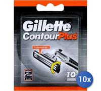 10x Paquete Gillette Recambios Contour Plus X10