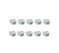 10X para Raspberry Pi 4 Modelo B Caja ABS Caja Blanca Caja Protectora Caja para Raspberry Pi 4B